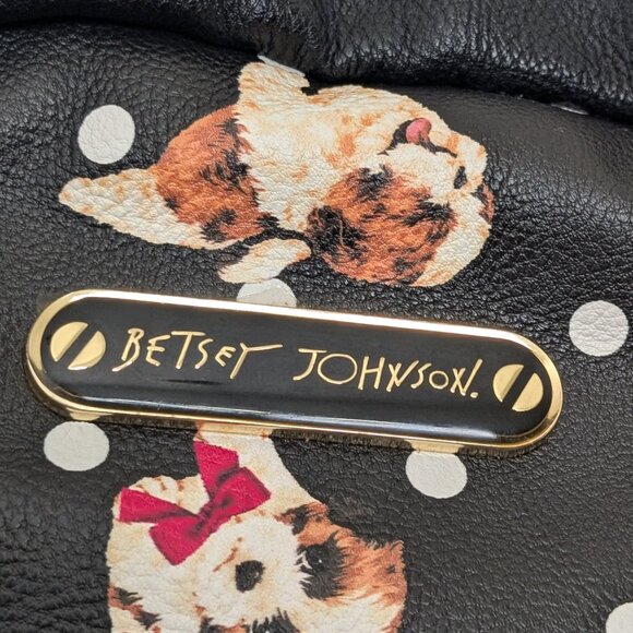 Betsey Johnson Women\'s Side Bow Backpack Black/Multi One Size . main image 5